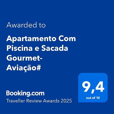 Apartamento Com Piscina E Sacada Gourmet- Aviacao# Praia Grande  Exteriér fotografie